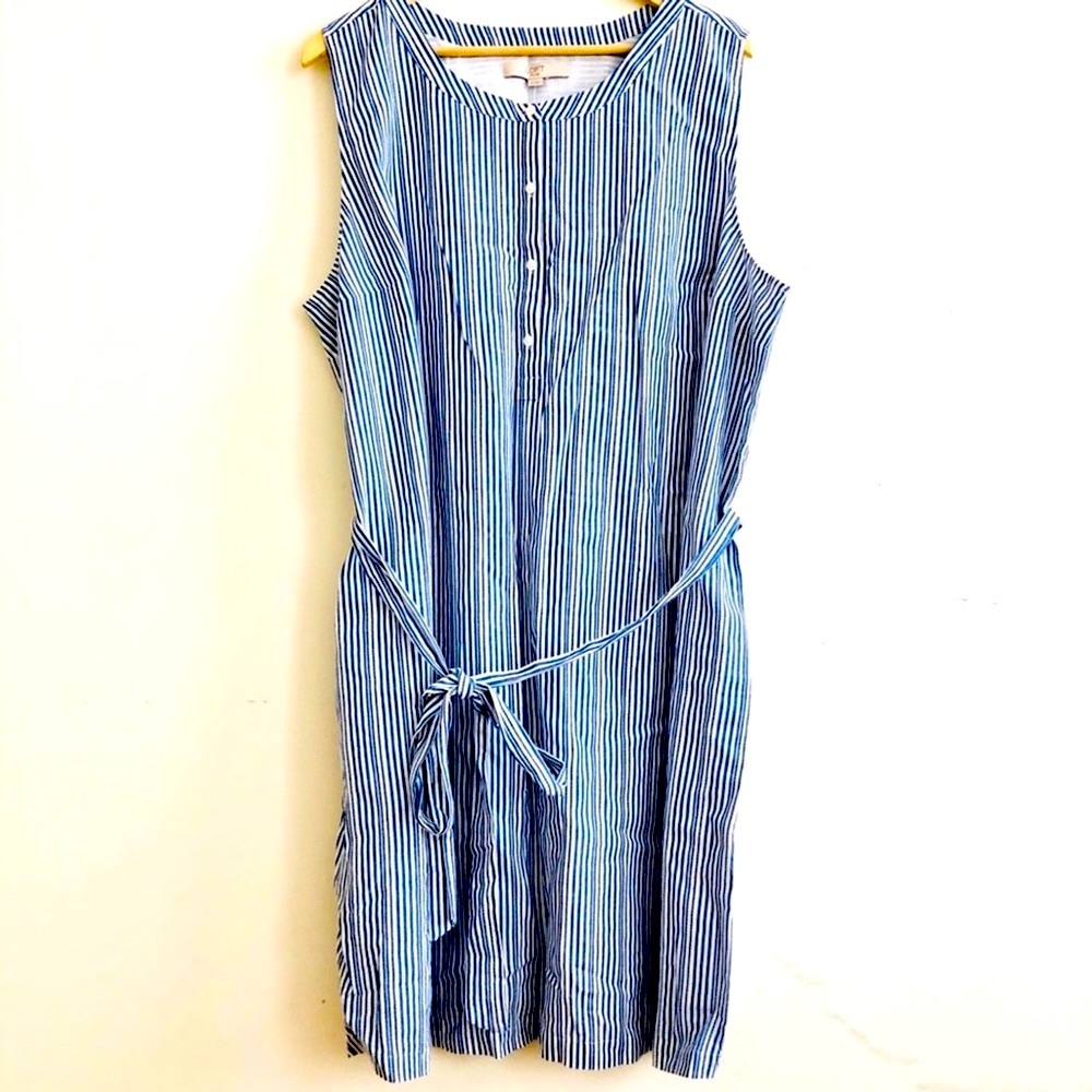 NWT Loft lined 100% cotton dress size 22